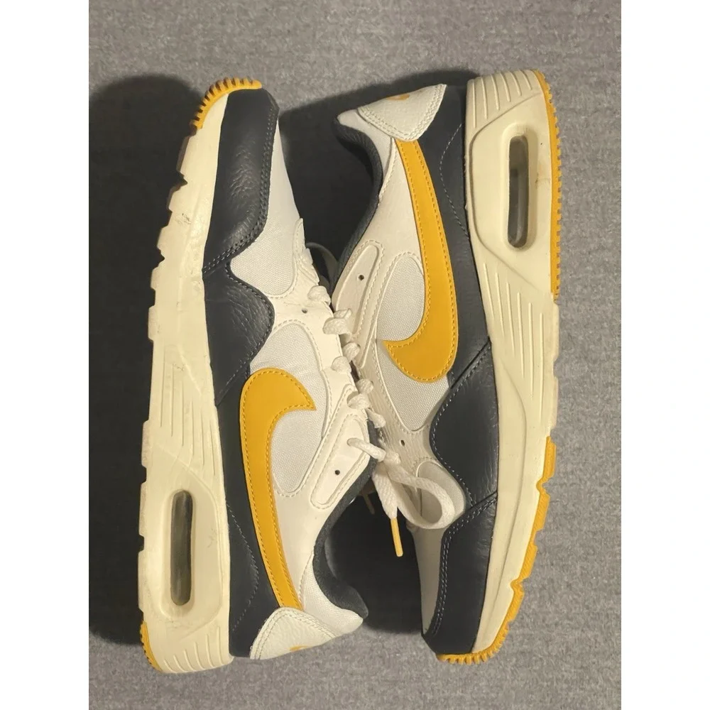 Nike Air Max SC White Black Yellow Running Shoes Men's Size 9 Sneakers